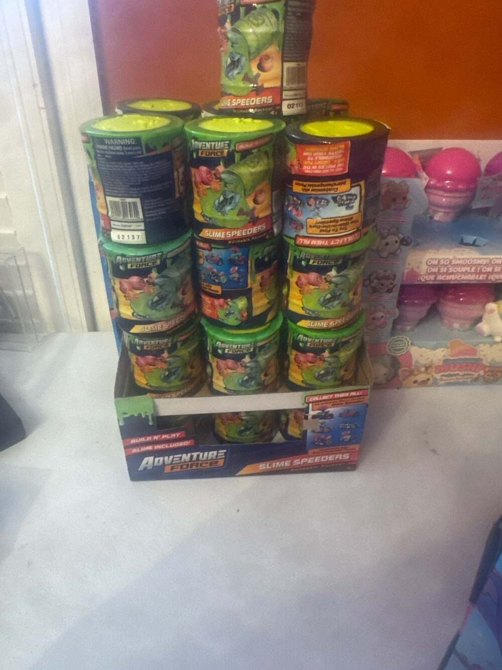 Adventure Force Slime Speeders Buildable Racecar Mystery Pack Bulk Case of 25